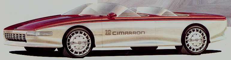 Cadillac Cimarron, 1985 - Design Sketch