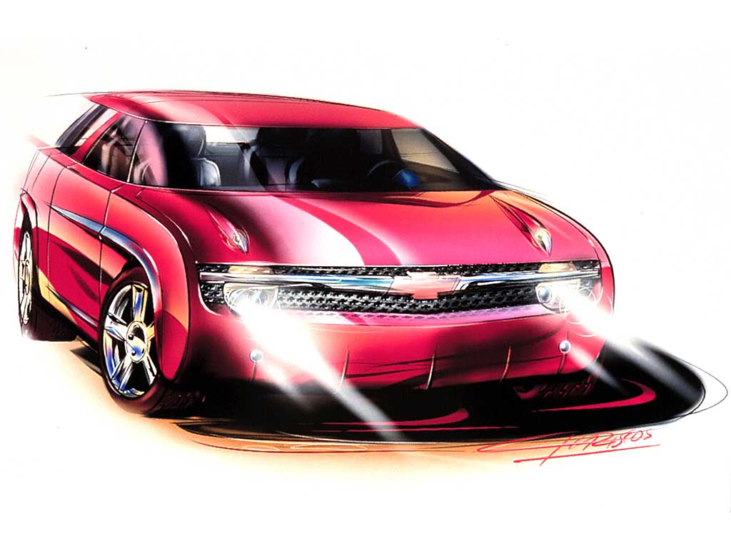 Chevrolet Nomad Concept, 1999 - Design Sketch
