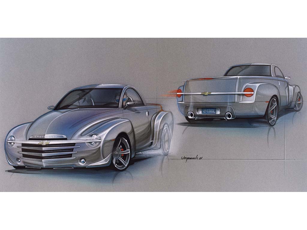 Chevrolet SSR, 2000 - Design Sketch