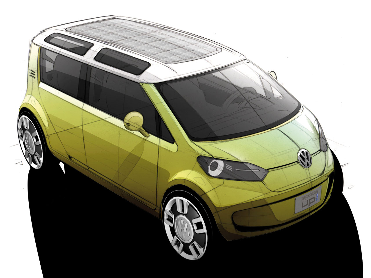 Volkswagen space up! blue, 2007