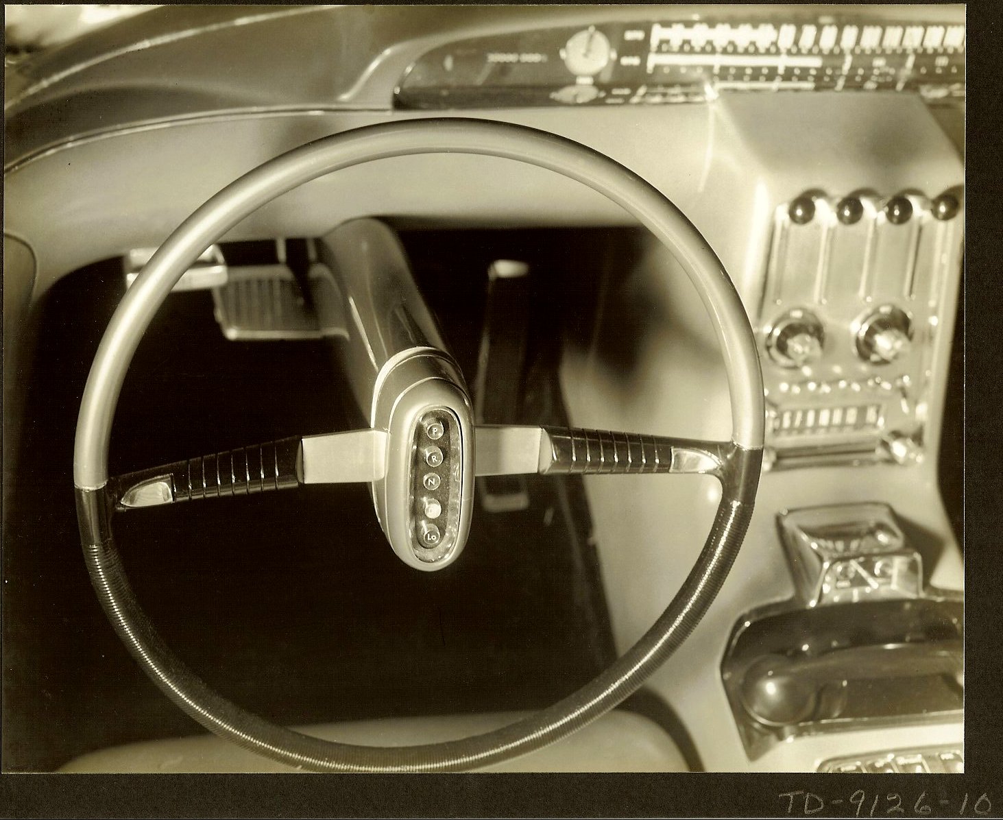 Lincoln XL-500, 1953 - Interior