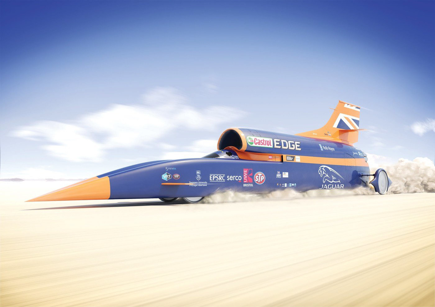 Bloodhound SSC Land Speed Record Project: Illustrated by Mike Turner | behance.net