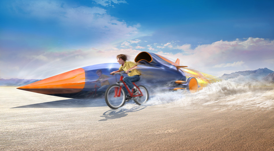 Bloodhound SSC Land Speed Record Project: Illustrated by Jeff Wack | debutart.com
