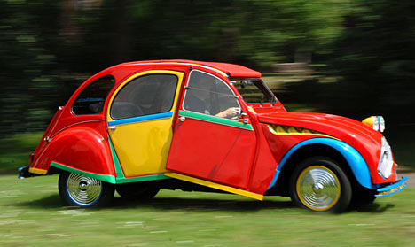 Andy Saunders' Citroen 2CV (2007): Кубизм на дороге