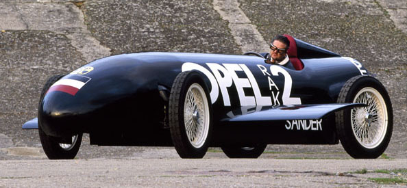Opel RAK 2 (1928): Рекорд автомобиля-ракеты
