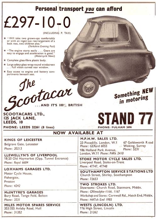 Scootacar ad.