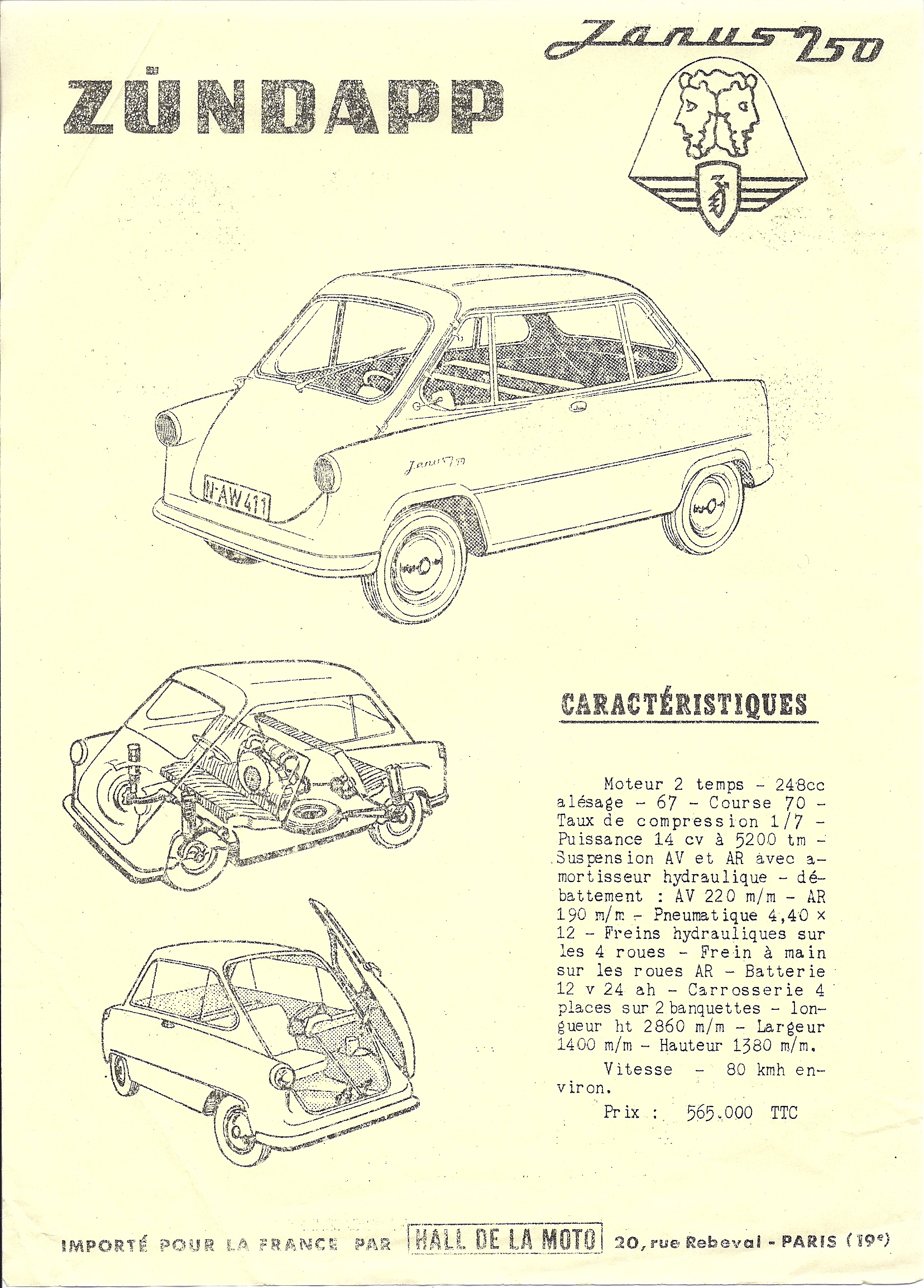 Zundapp Janus 250 (1957)
