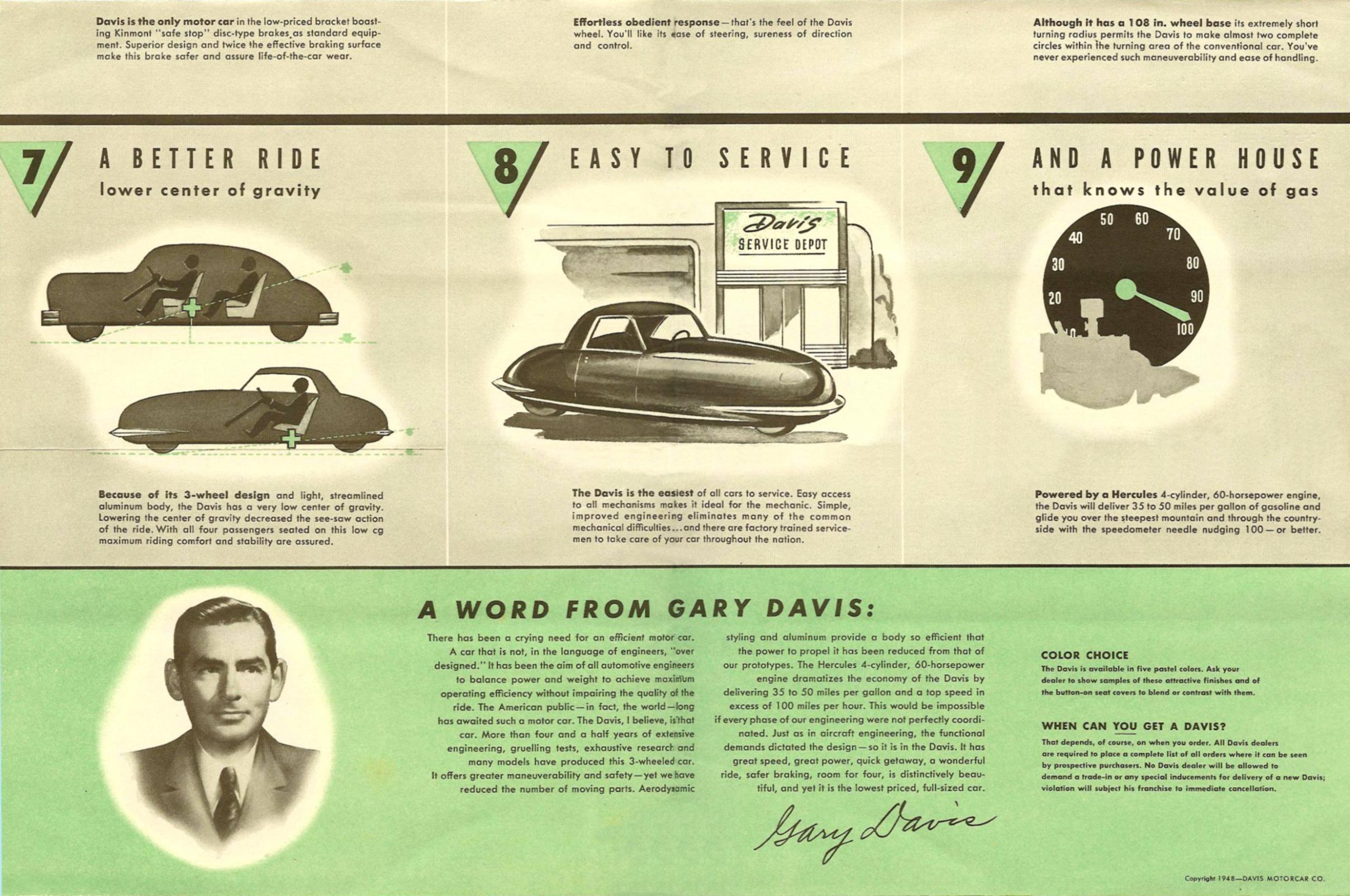 Davis Divan Sedan (1948)