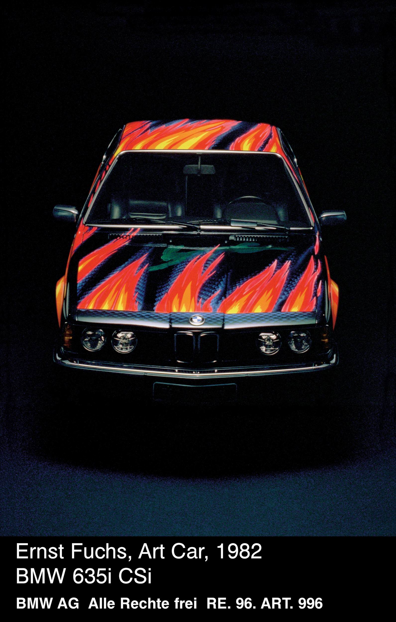 BMW 635 CSi Art Car # 5 (1982): Ernst Fuchs