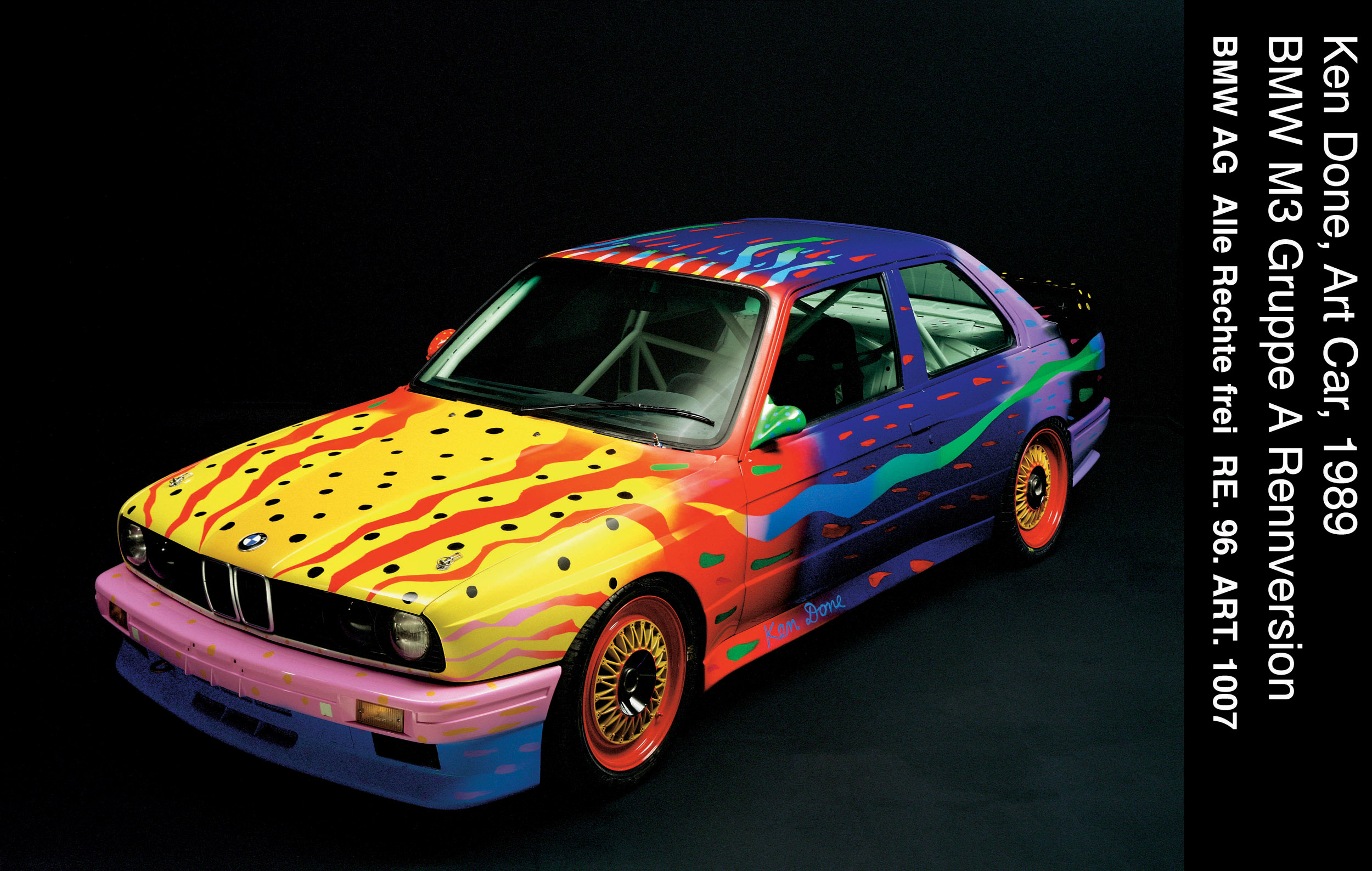 BMW M3 Group A Art Car # 8 (1989): Ken Done