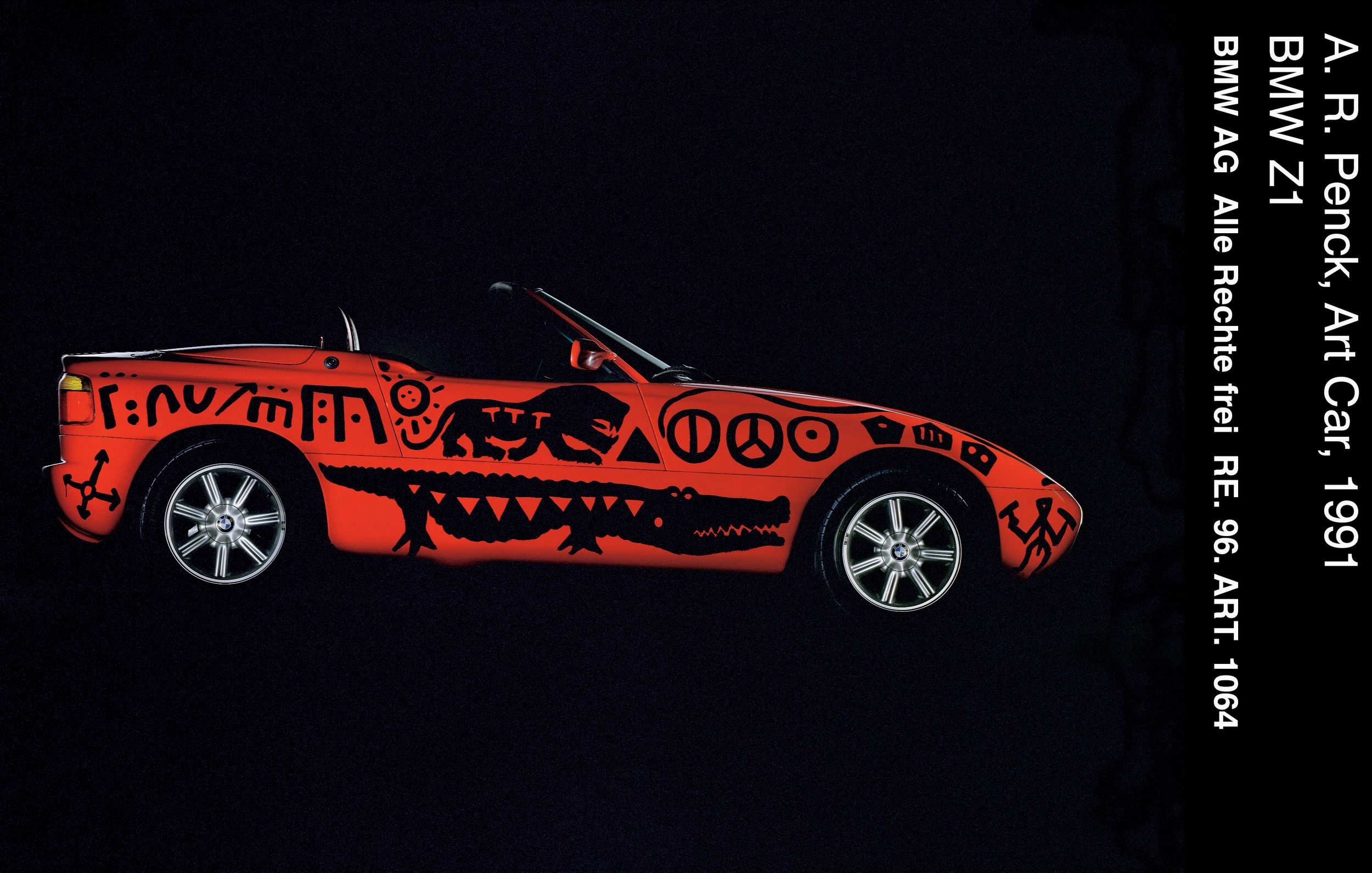 BMW Z1 Art Car # 11 (1991): A. R. Penck