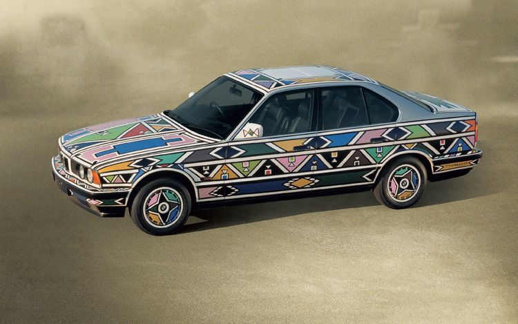 BMW 525i Art Car # 12 (1991): Esther Mahlangu