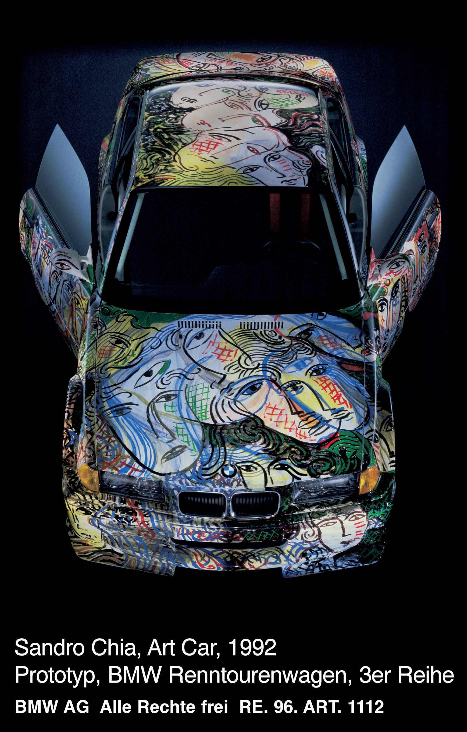 BMW 3 Series Touring Prototype Art Car # 13 (1992): Sandro Chia