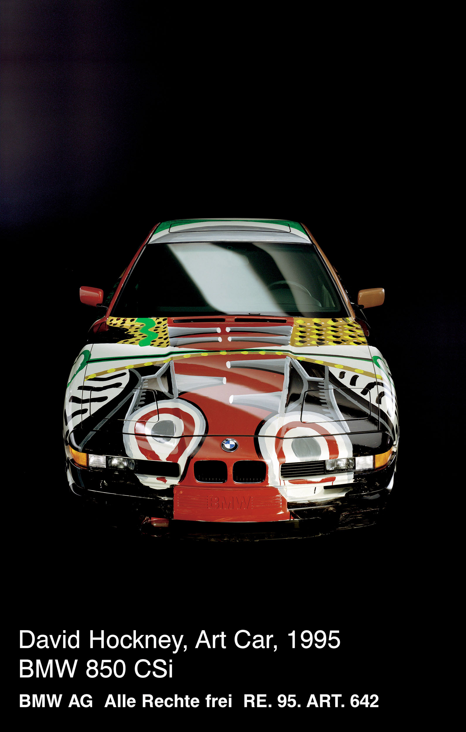 BMW 850 CSi Art Car # 14 (1995): David Hockney
