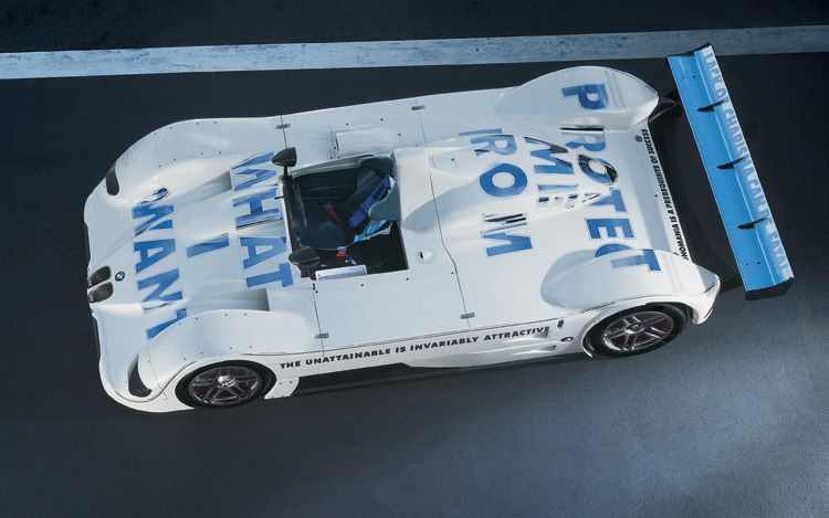 BMW V12 LMR Art Car # 15 (1999): Jenny Holzer