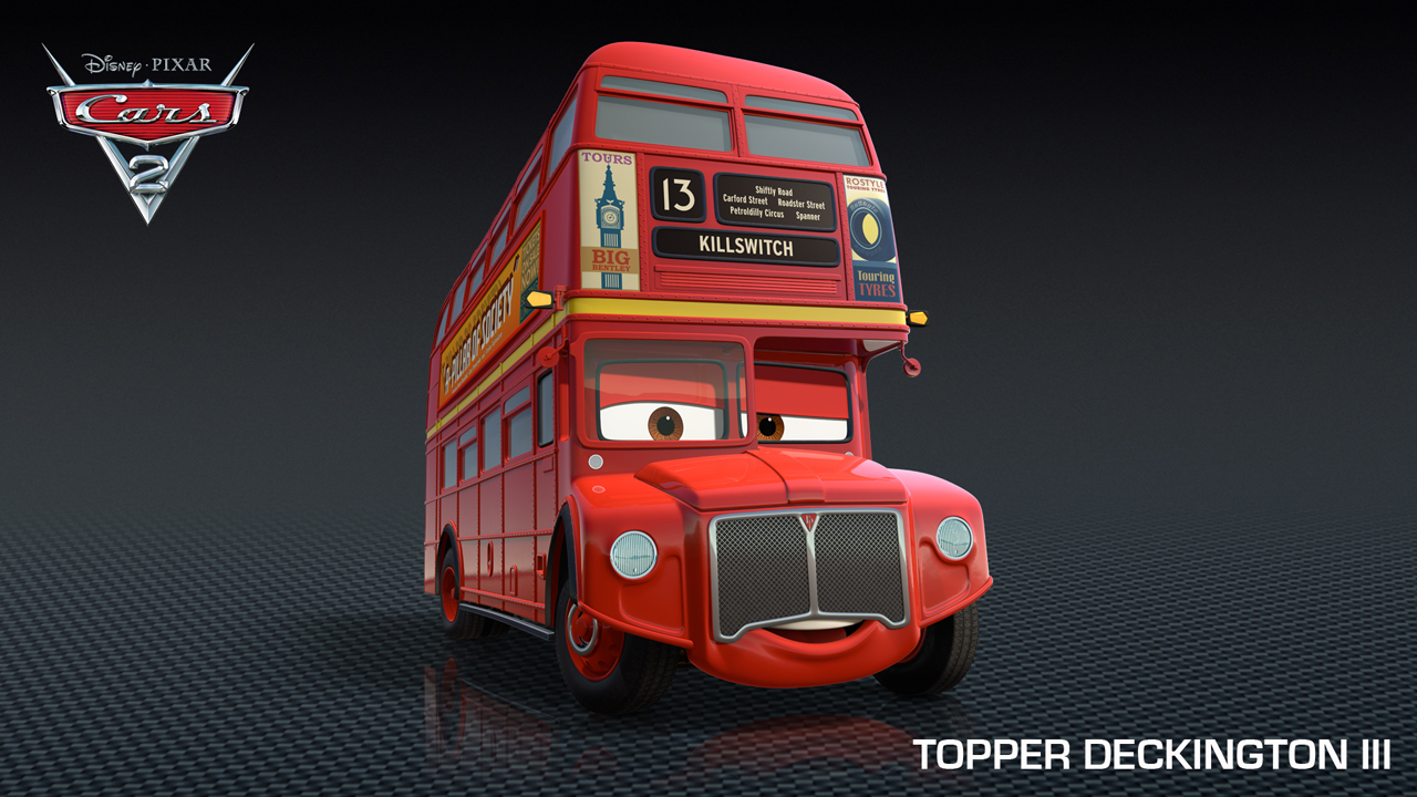 Cars 2 Characters: Topper Deckington III