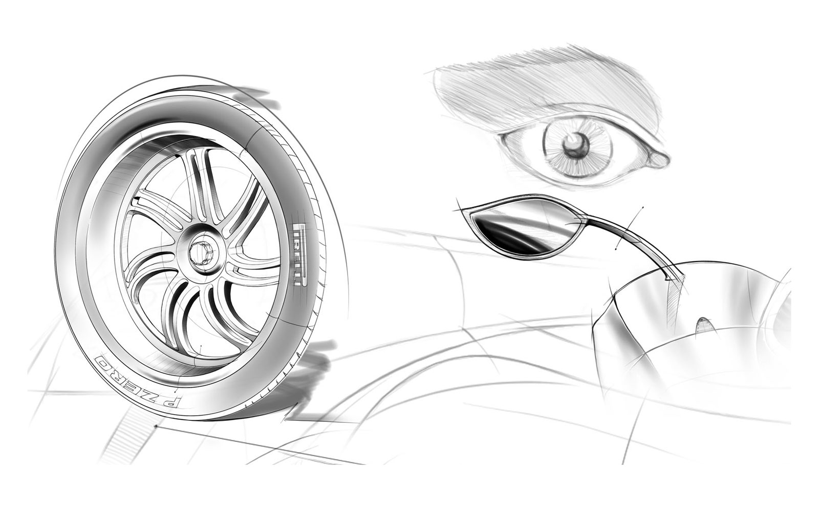 Pagani Huayra (2011) - Design Sketch