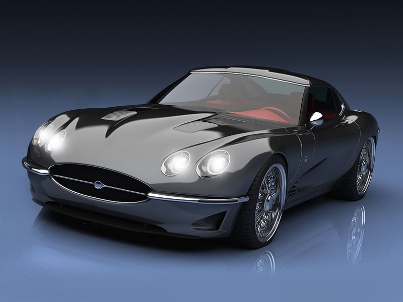Growler E 2011 Concept (Bo Zolland): Jaguar E-Type 21-го века