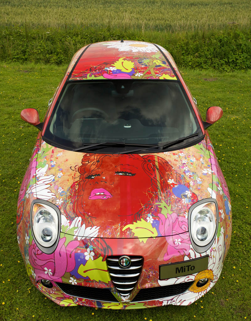 Alfa Romeo MiTo Art Car by Louise Dear (2011): Because I Can