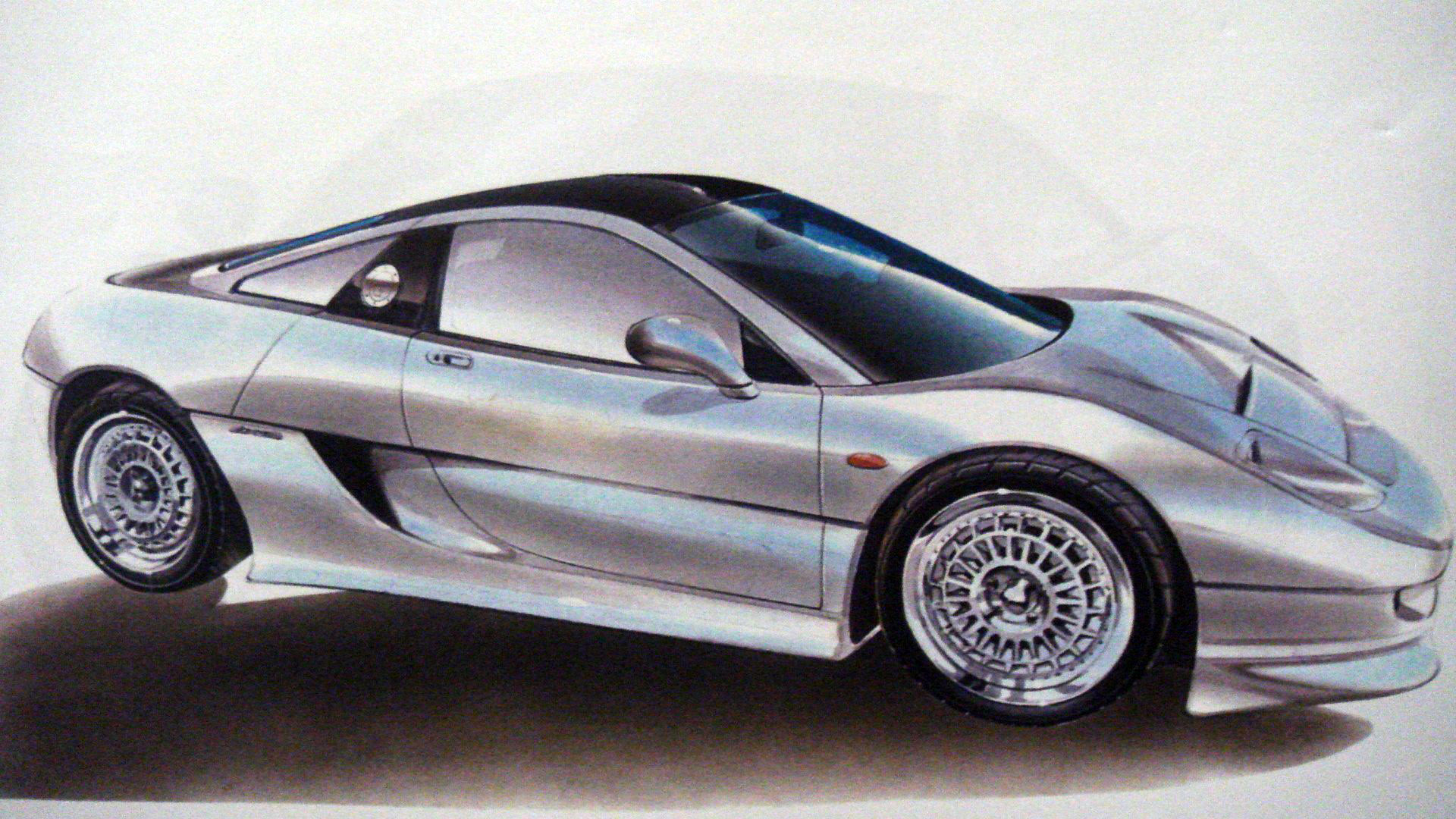 Gigliato Design Aerosa (1997) - Design Sketch