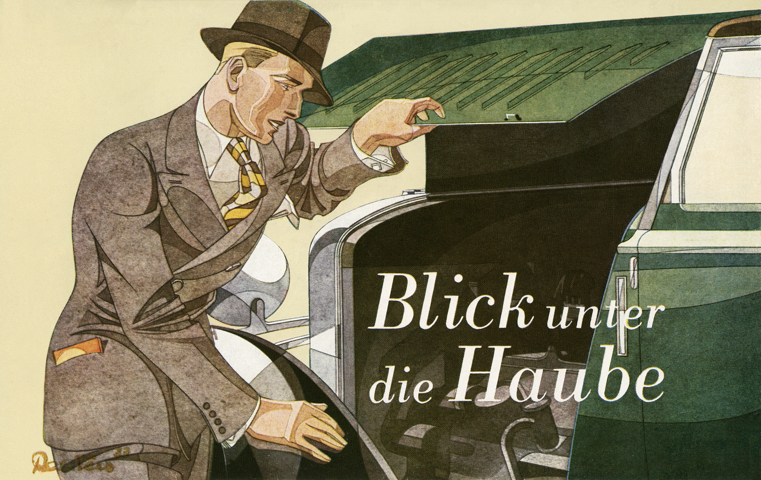 Opel Ad (1933): Graphic by Bernd Reuters