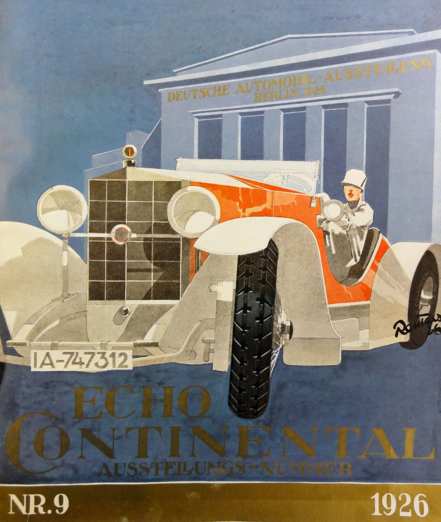 Echo Continental Cover (1926): Graphic by Bernd Reuters
