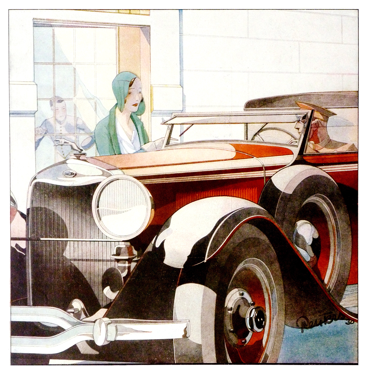 Lincoln (1930): Advertising Art by Bernd Reuters