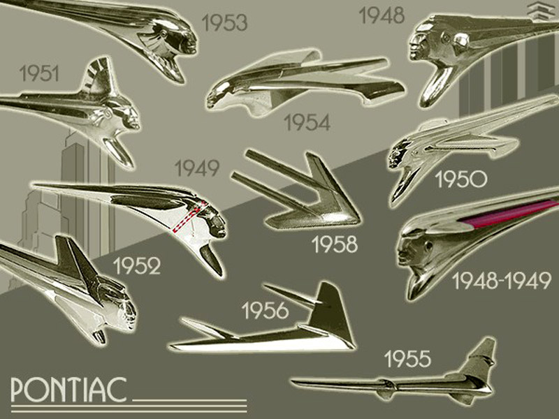 Pontiac (1948–1956) – Hood Ornament identification guide