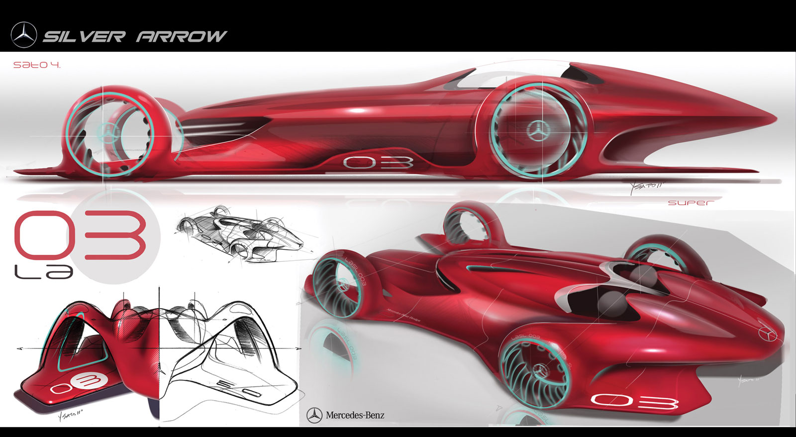 LA Design Challenge (2011): Mercedes-Benz Silver Arrow Concept