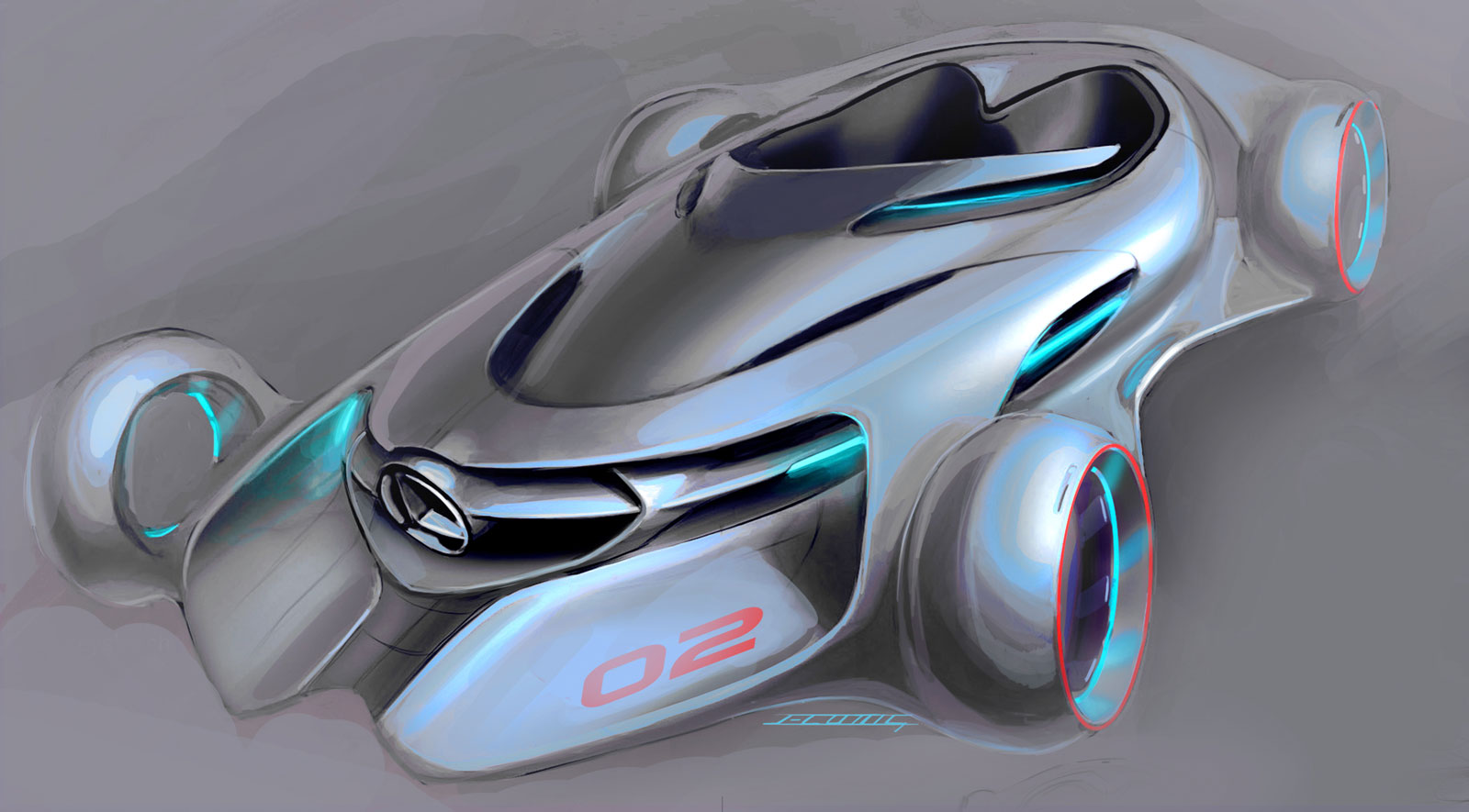LA Design Challenge (2011): Mercedes-Benz Silver Arrow Concept