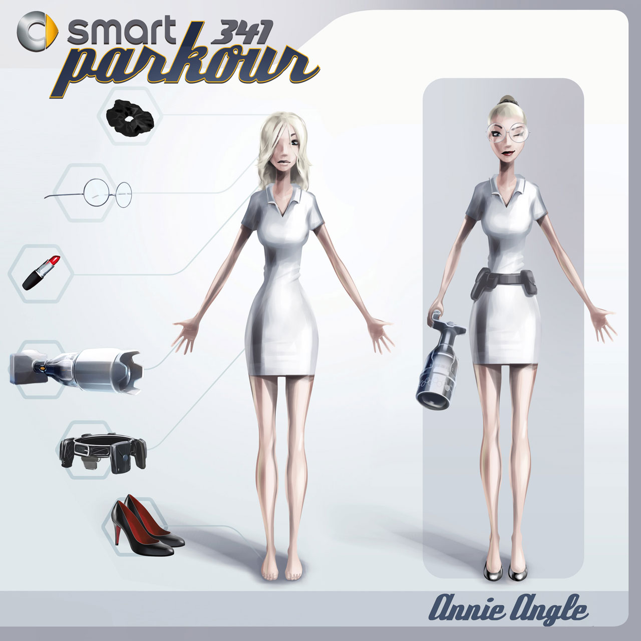 LA Design Challenge (2011): Smart 341 Parkour Concept 