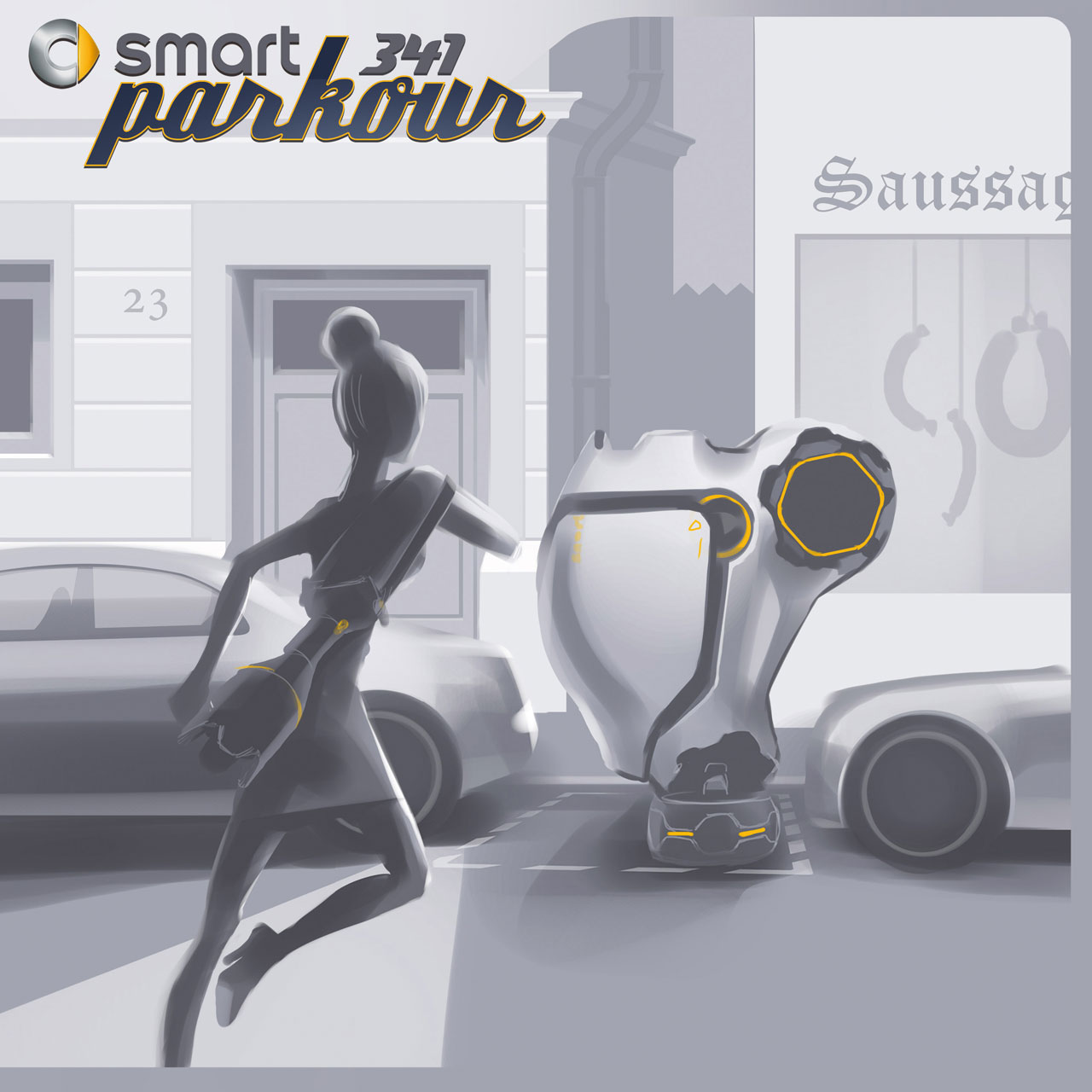 LA Design Challenge (2011): Smart 341 Parkour Concept 