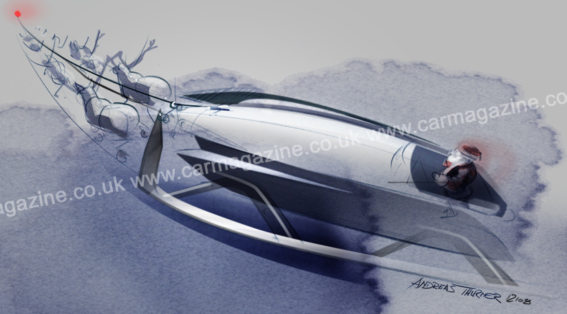 Rolls-Royce-designed Santa's sleigh (2008)
