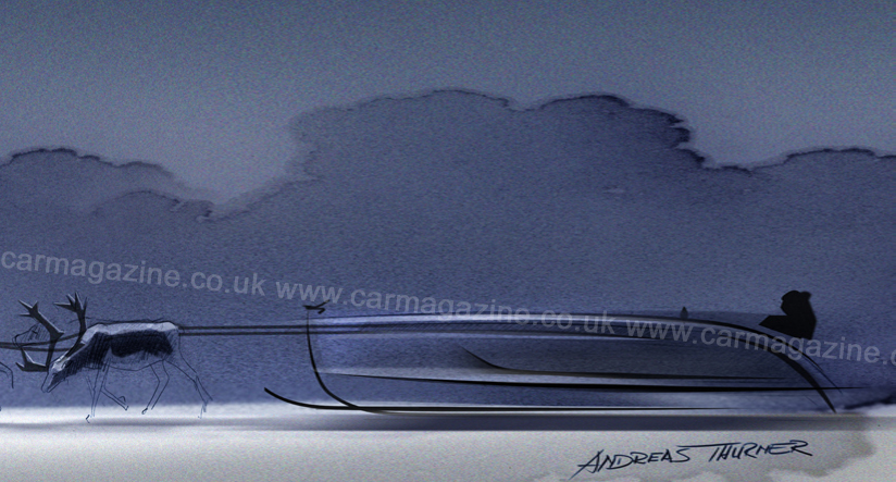 Rolls-Royce-designed Santa's sleigh (2008)