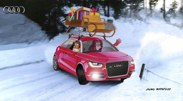Audi-designed Santa's sleigh (2009)