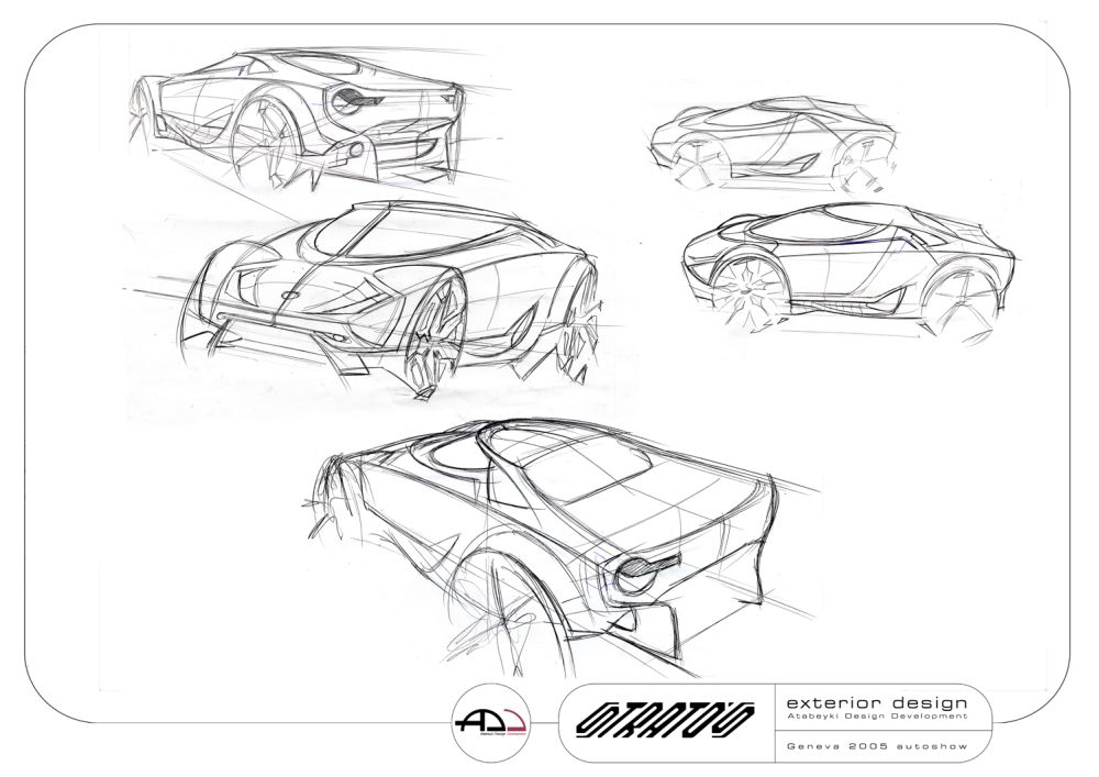 Fenomenon Stratos (2005) - Design Sketch by Hermidas Atabeyki