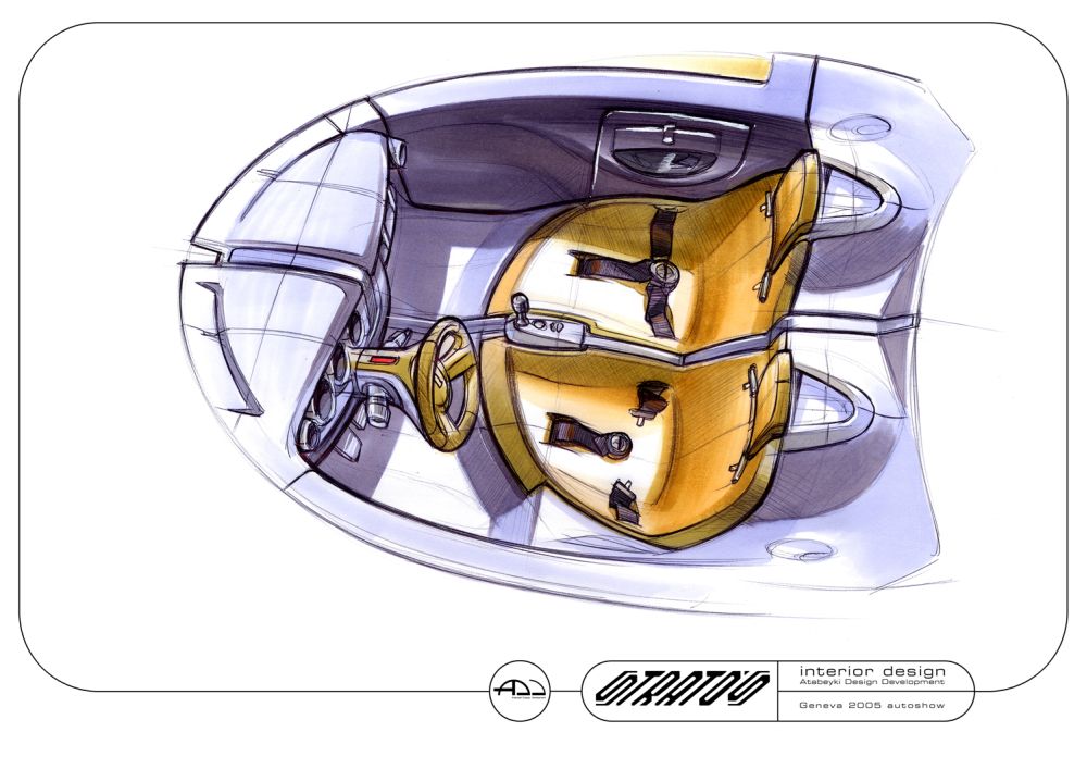 Fenomenon Stratos (2005) - Design Sketch by Hermidas Atabeyki