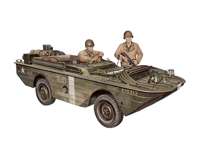 Ford G.P.A. Jeep U.S. Amphibian 1/4 Ton 4×4 - Tamiya Boxart