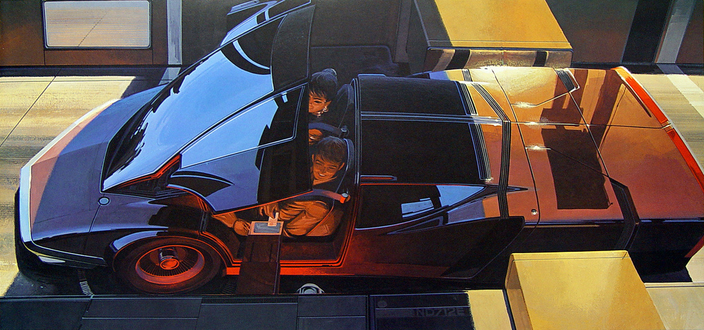 Syd Mead: U.S. Steel Interface - a portfolio of probabilities, 1969