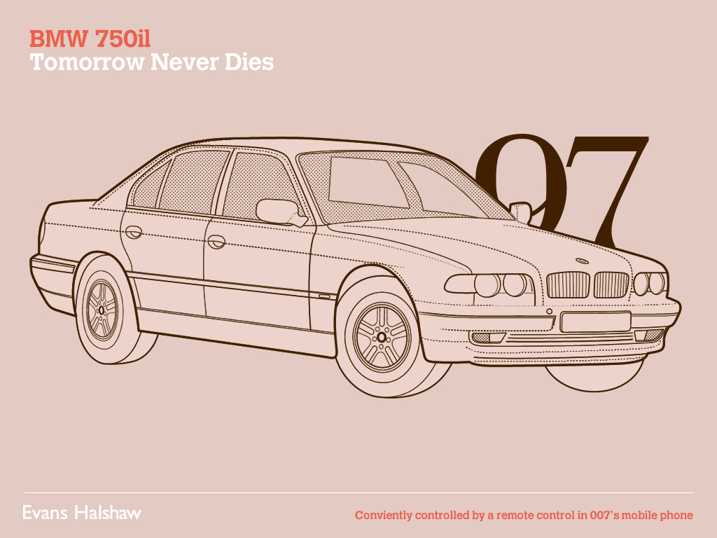 BMW 750iL | Tommorrow Never Dies, 1997