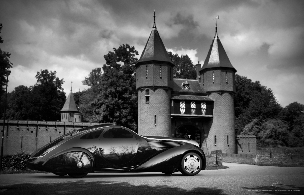 Rolls Royce aerodynamic Coupe