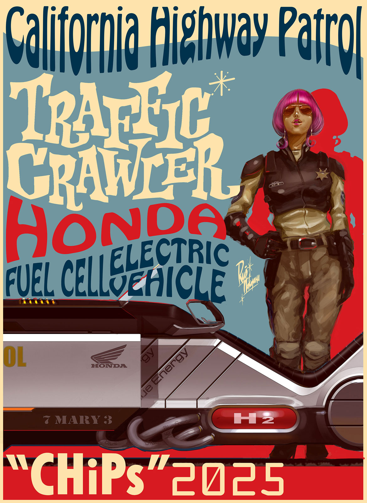 LA Design Challenge (2012): Honda CHiPs 2025 Traffic Crawler