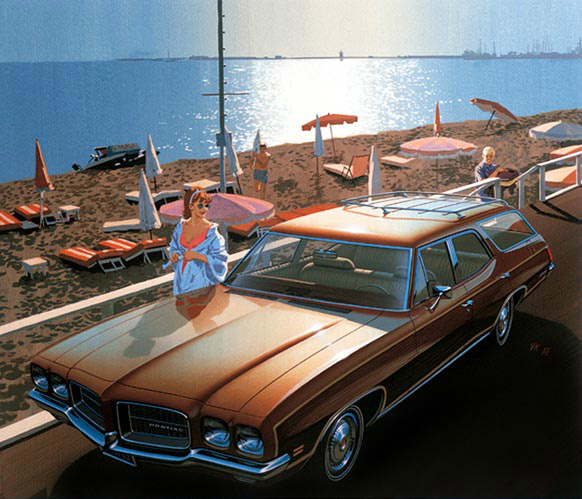 1971 Pontiac LeMans Safari -'Beach at Cannes': Art Fitzpatrick and Van Kaufman