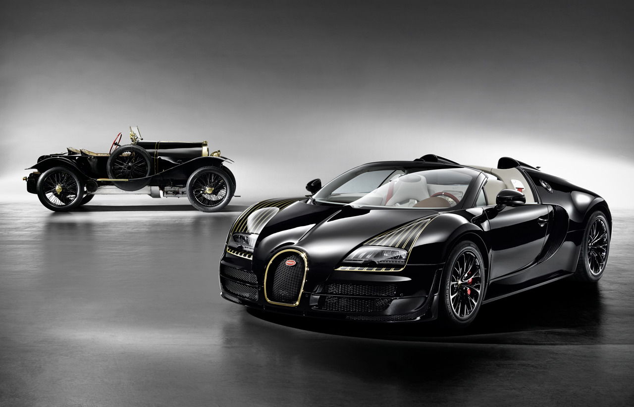 Bugatti Veyron 'Black Bess' (2014) - Design inspiration from the Type 18 Black Bess