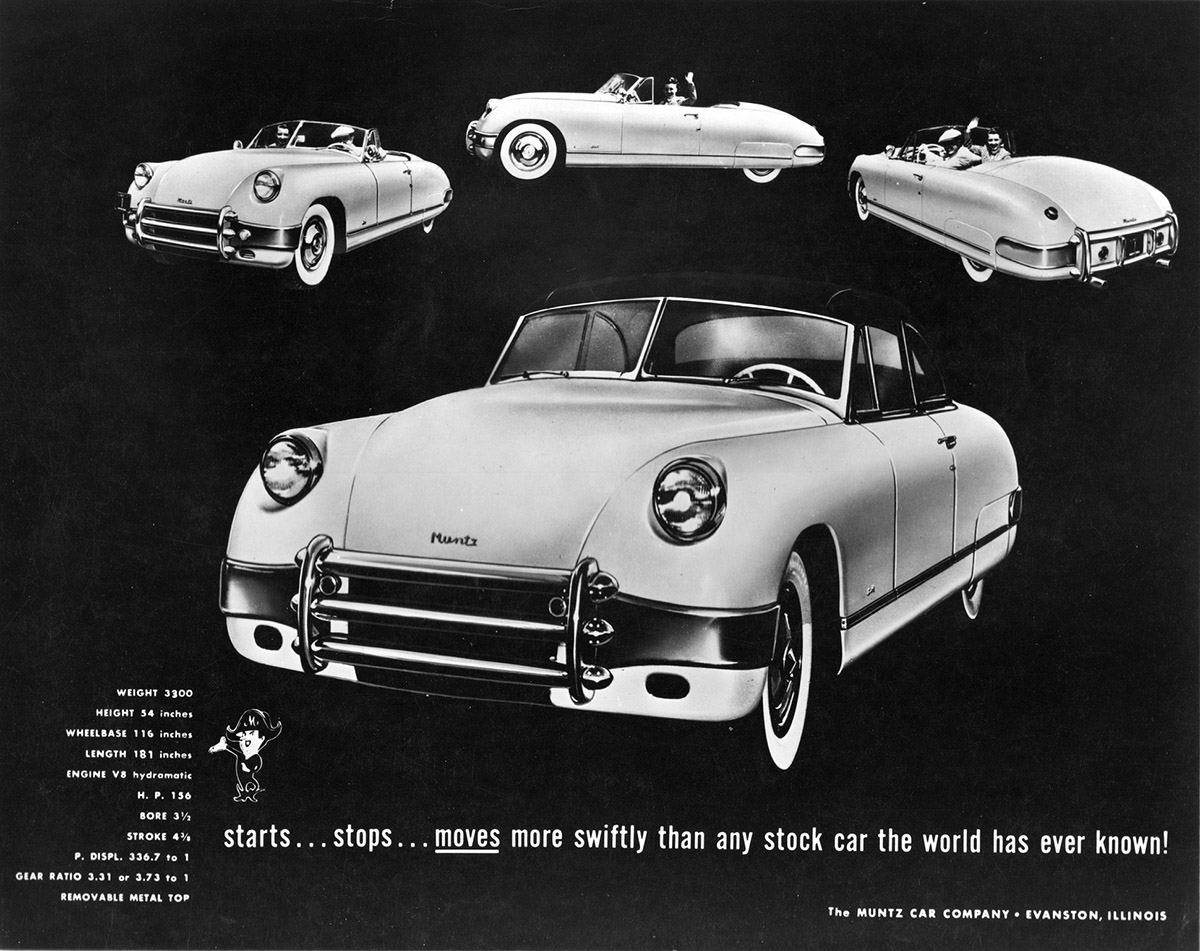 Muntz Jet, 1951 - Advertising