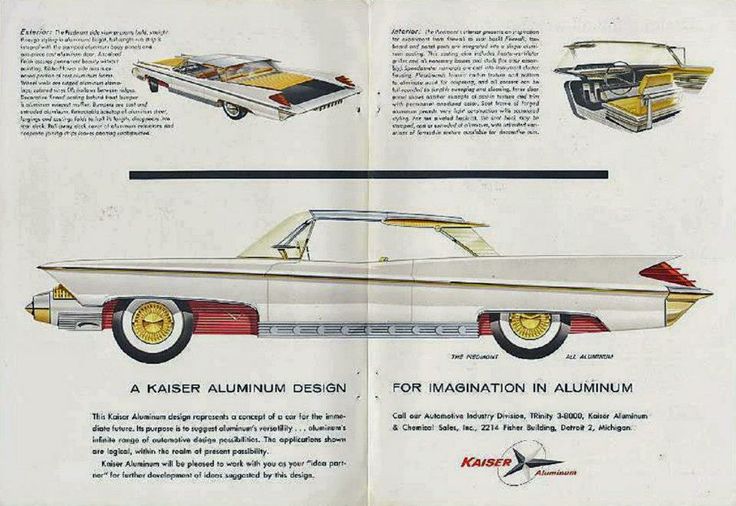 Kaiser Aluminium Idea Cars (1957-58): Piedmont