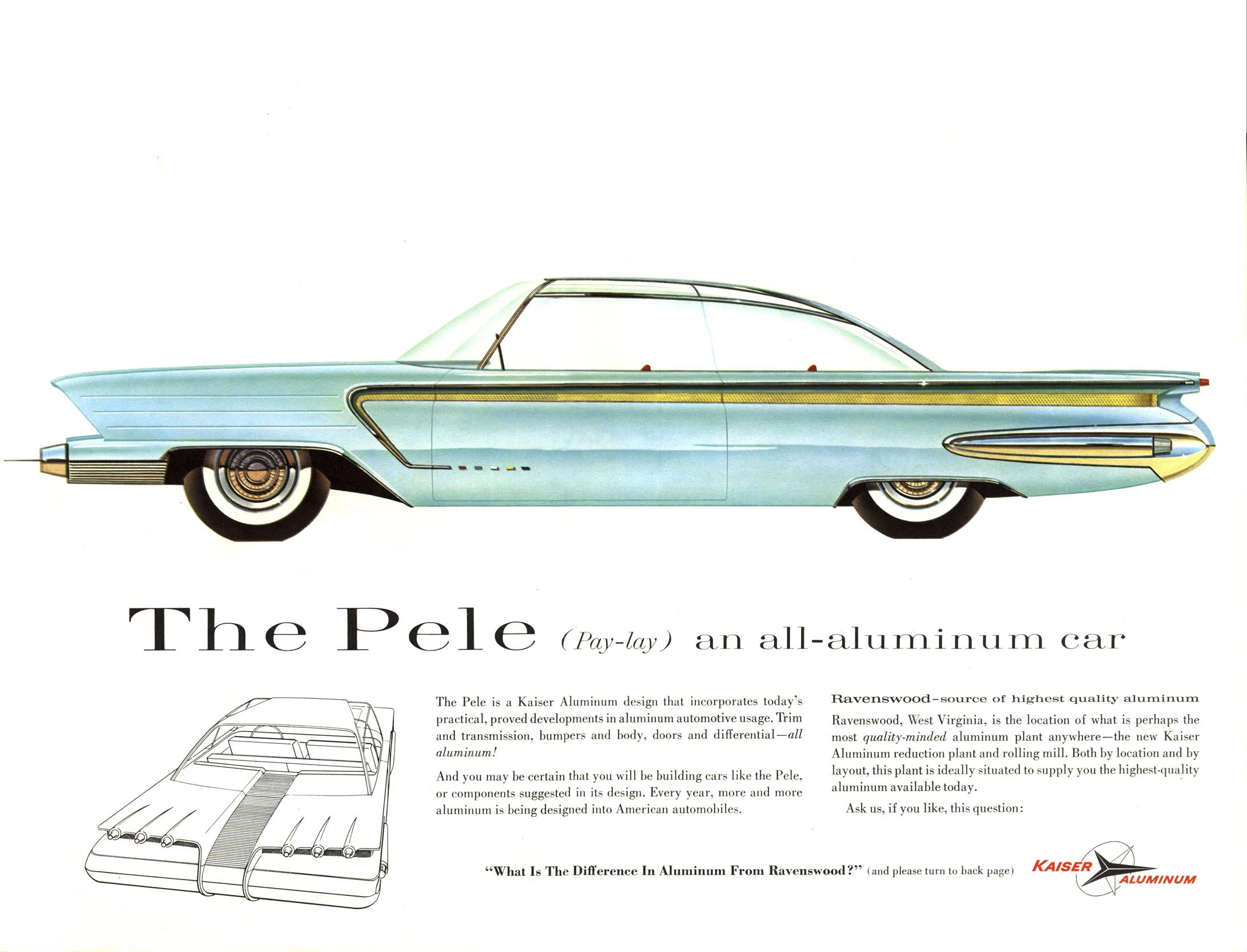 Kaiser Aluminium Idea Cars (1958-59): Pele