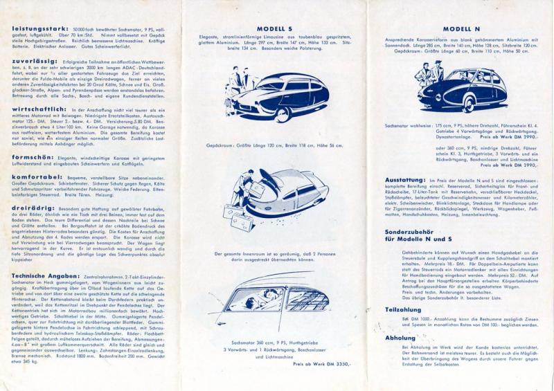 Fuldamobil Type N and Type S (1953)