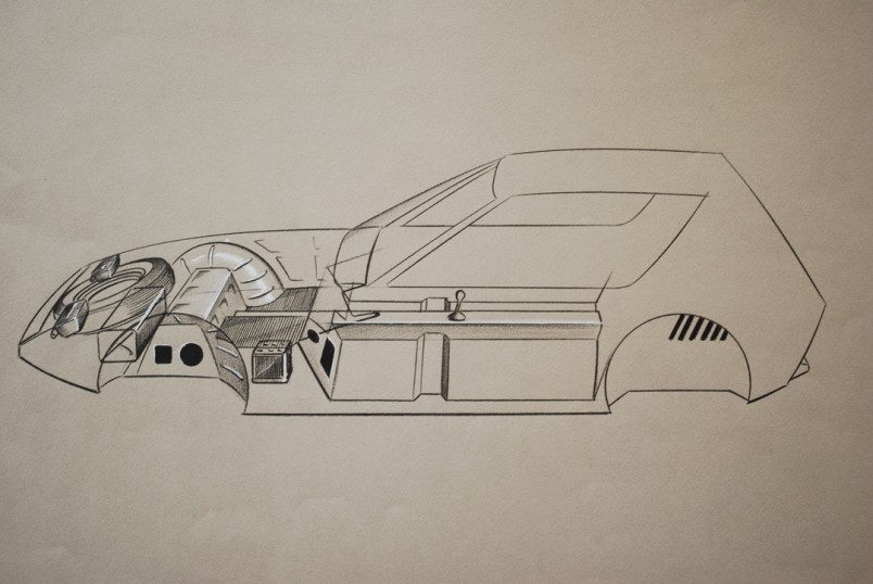 Autonova GT (1964) - Design Sketch