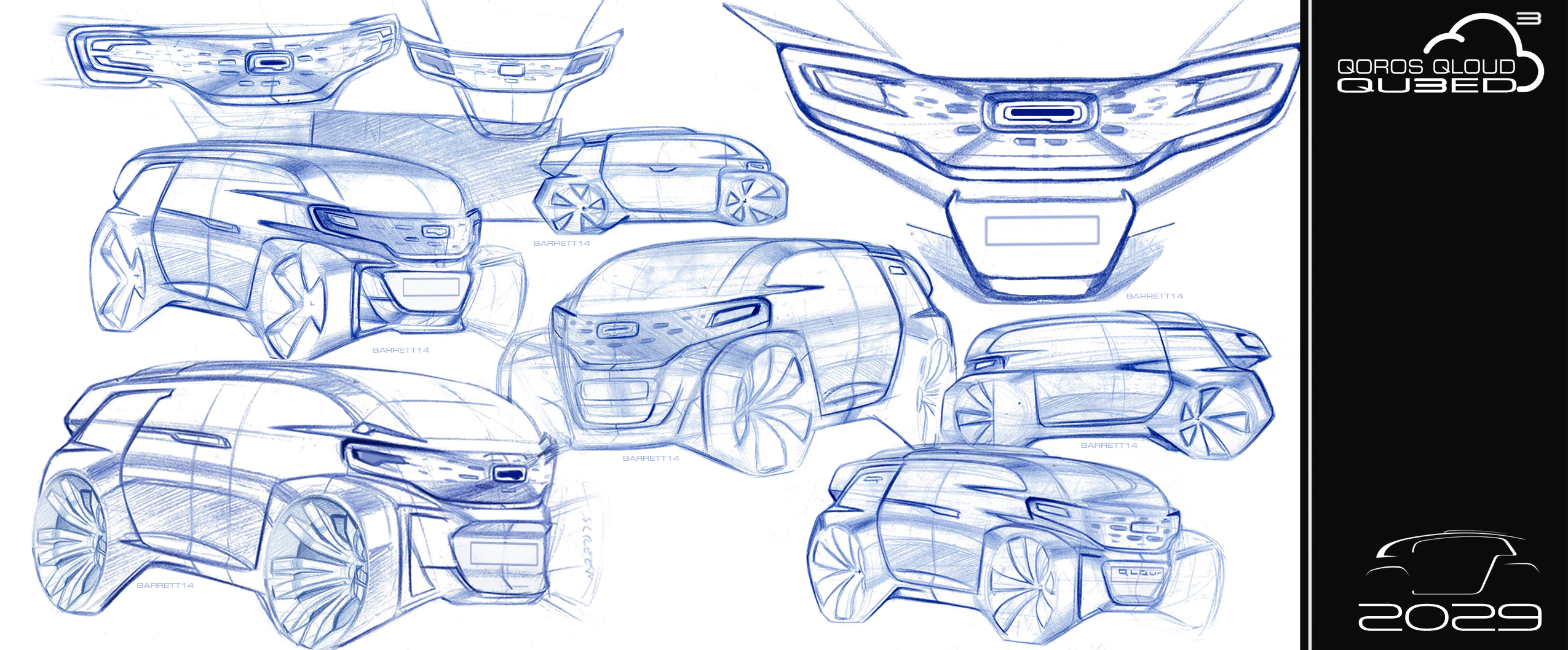 LA Design Challenge (2014): Qoros Qloud Qubed